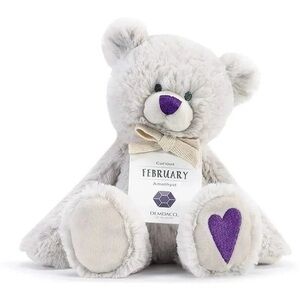 Demdaco - February Birthstone Plush Bear